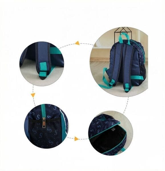 Custom Kids Backpack | Lightweight School Bag with Adjustable Straps & Large Capacity