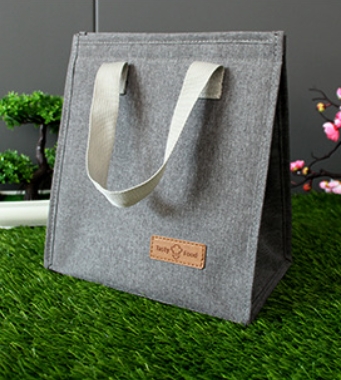 Portable Oxford Cloth Lunch Bag Insulated Cooler Bag for Students and Outdoor Use