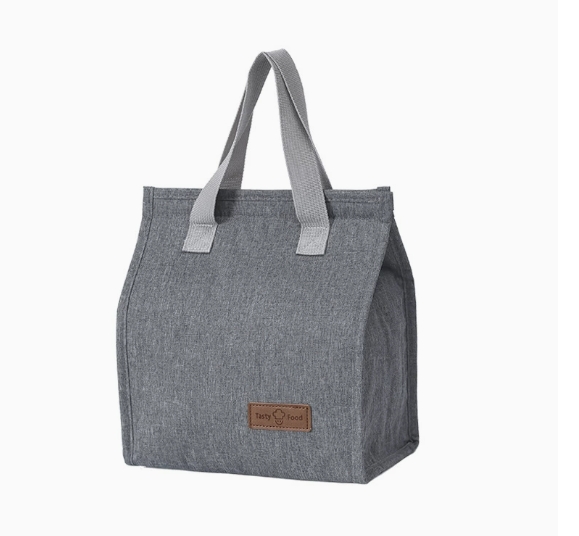 Portable Oxford Cloth Lunch Bag Insulated Cooler Bag for Students and Outdoor Use