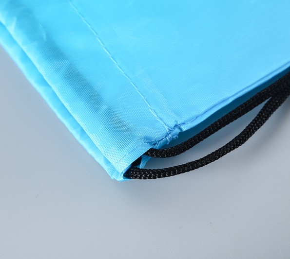 Polyester Drawstring Backpack Sports Gym Sack Bag Lightweight Outdoor Storage Bag