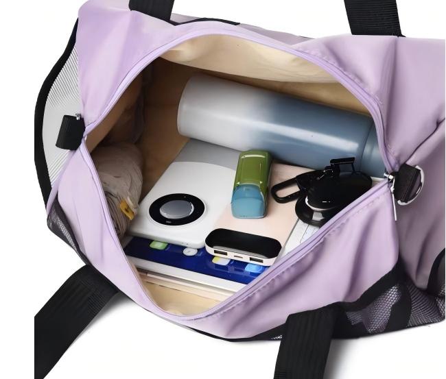 Waterproof Women Travel Gym Bag Large Capacity Yoga Duffel Weekender Bag