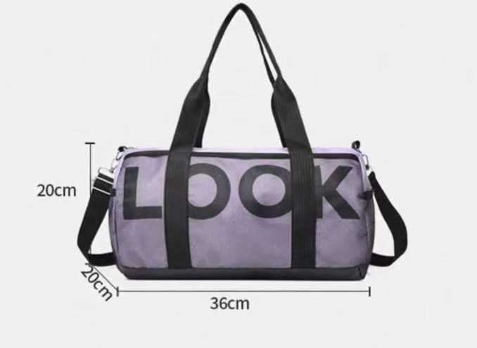Waterproof Women Travel Gym Bag Large Capacity Yoga Duffel Weekender Bag