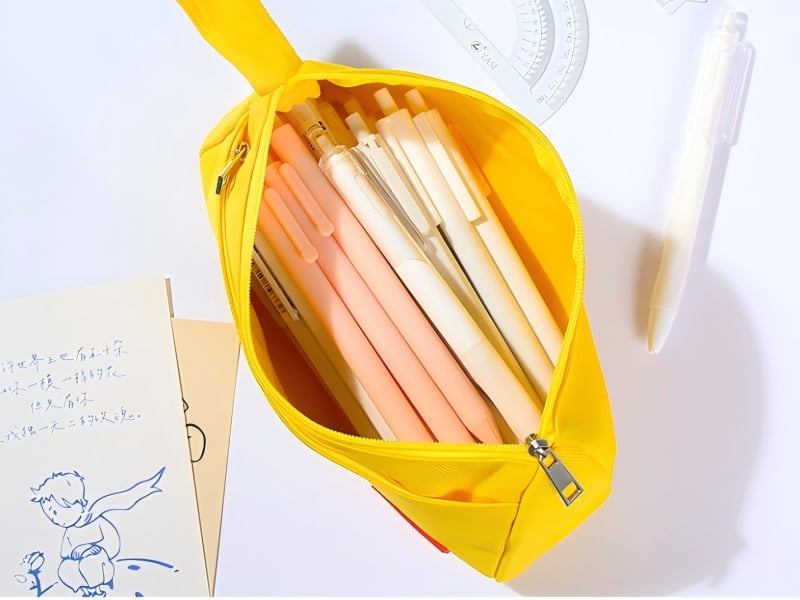 Large Capacity Pencil Case Durable School Stationery Organizer Bag for Students