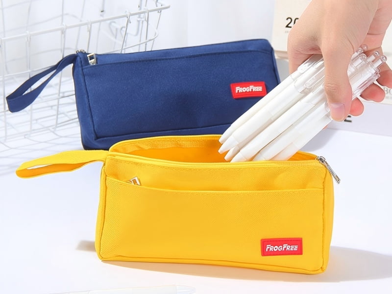 Large Capacity Pencil Case Durable School Stationery Organizer Bag for Students