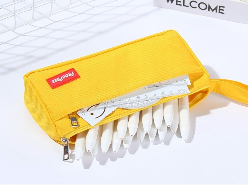 Large Capacity Pencil Case Durable School Stationery Organizer Bag for Students